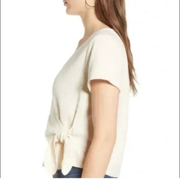 Madewell  Wrap-Tie Top Sz L - Picture 3 of 13